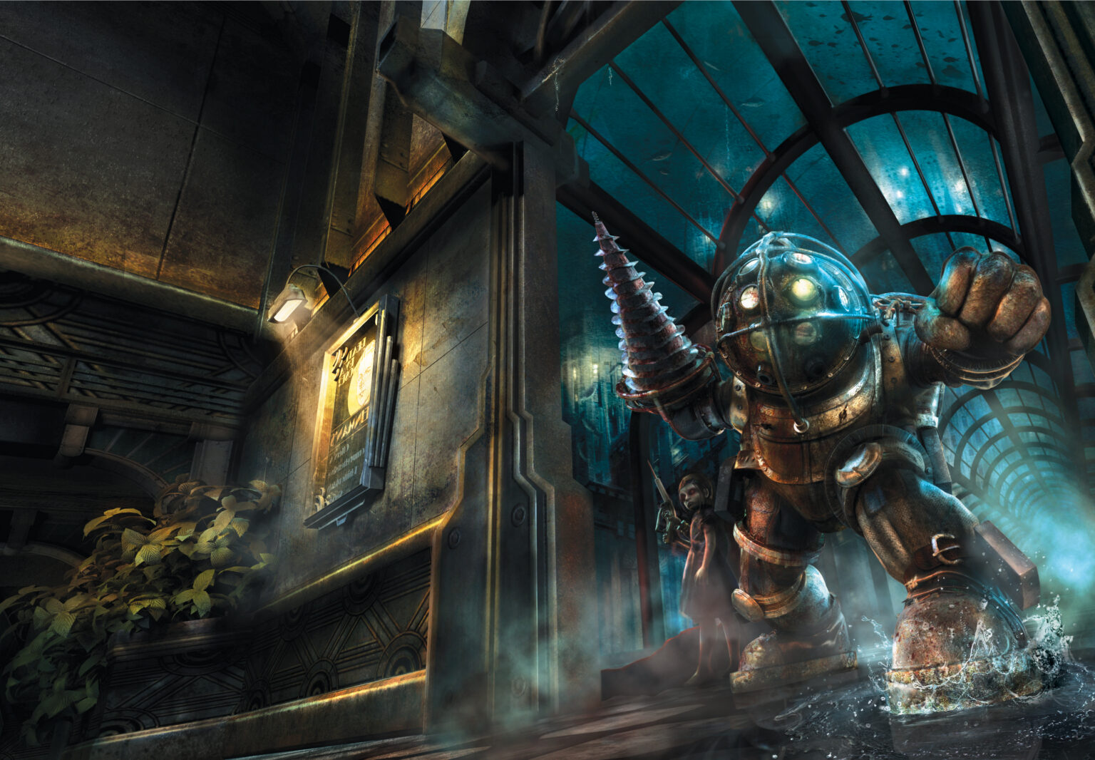 BioShock-Key-Art zur Netflix-Filmadaption