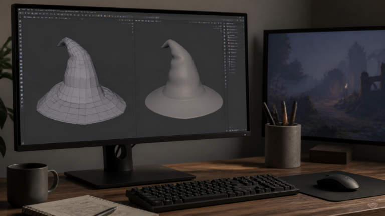 Blender-Modellierung eines Sculpties für Second Life