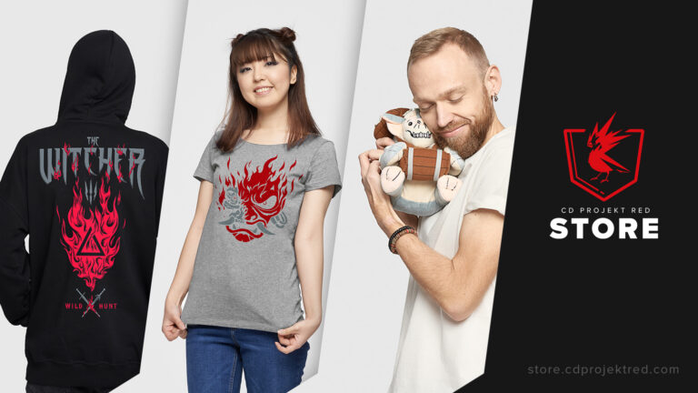 CD PROJEKT RED STORE mit Merchandise zu The Witcher und Cyberpunk 2077 - Bild: CD PROJEKT