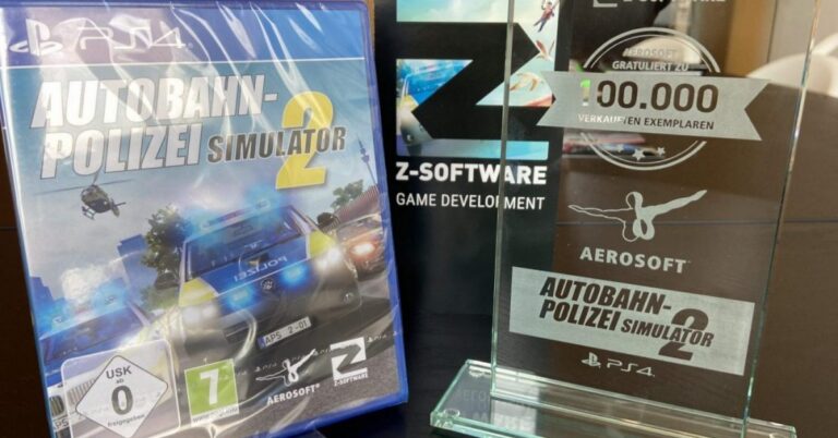 Autobahnpolizei Simulator 2 Verkaufsmeilenstein