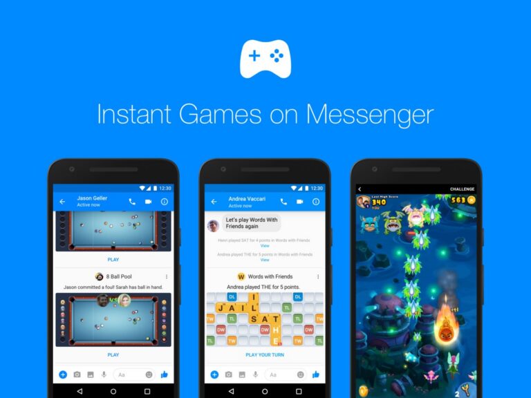 Facebook Instant Games mit Game Bots und neuen Spielfunktionen