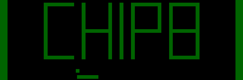 CHIP-8-Interpreter DaChip8JS im Browser - Bild: DanTup