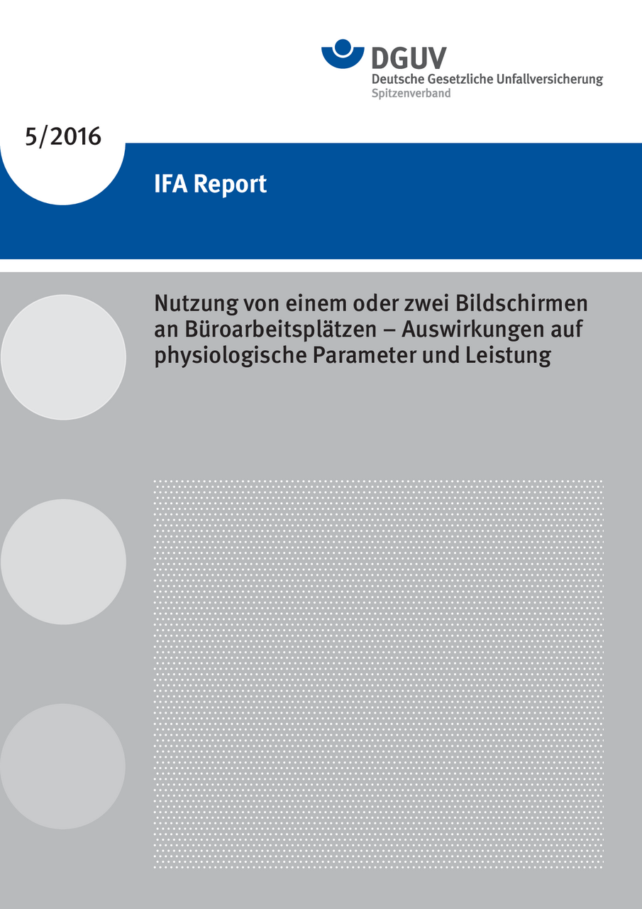 DGUV-Arbeitsschutzinformationen für Bildschirmarbeitsplätze - Bild: DGUV