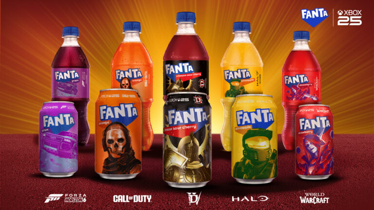 Fanta und Xbox Sonderkollektion zum 25-jährigen Xbox-Jubiläum