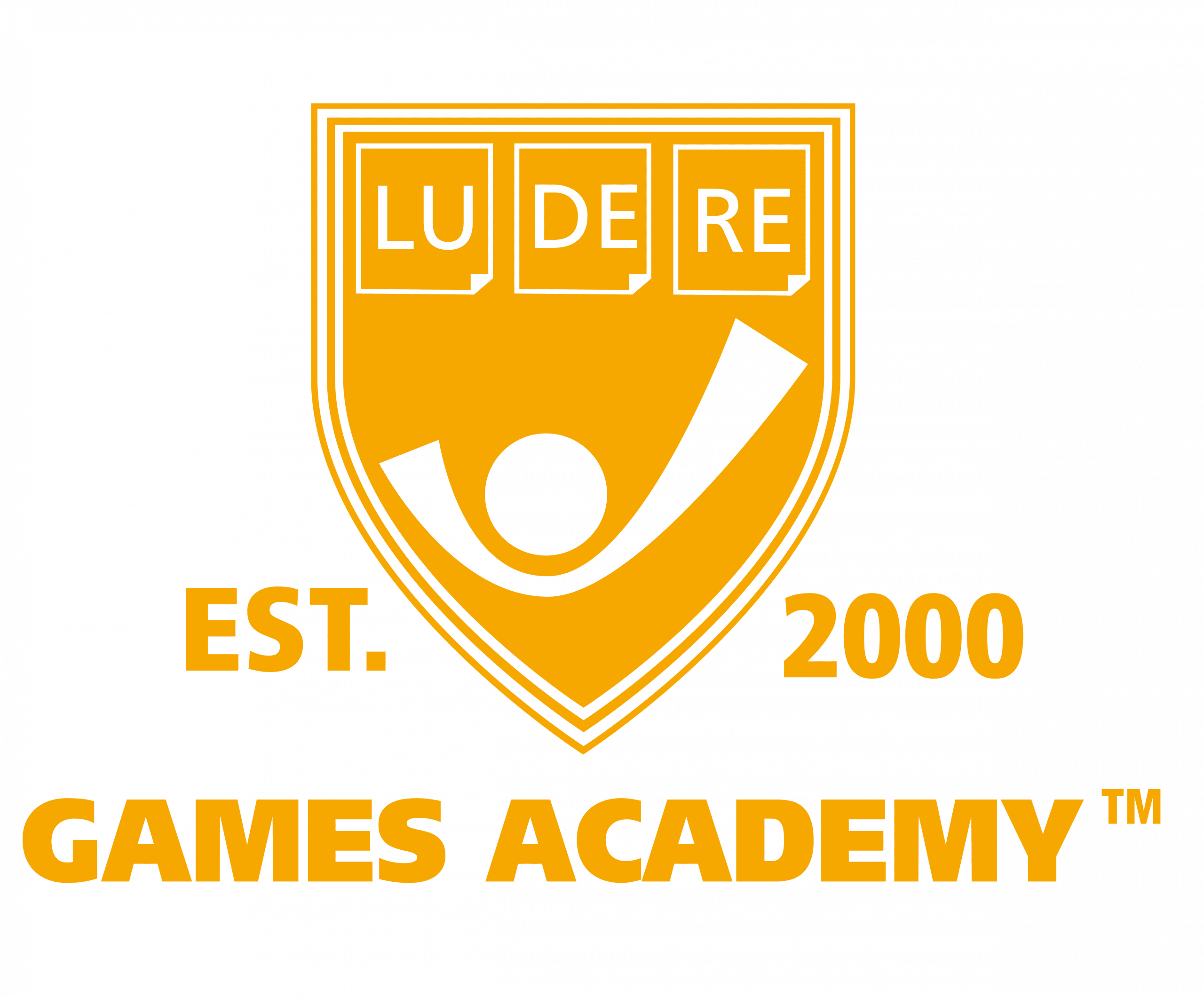 Games-Academy-Symbolmotiv mit Wappen und Gründungsjahr - Bild: Games Academy