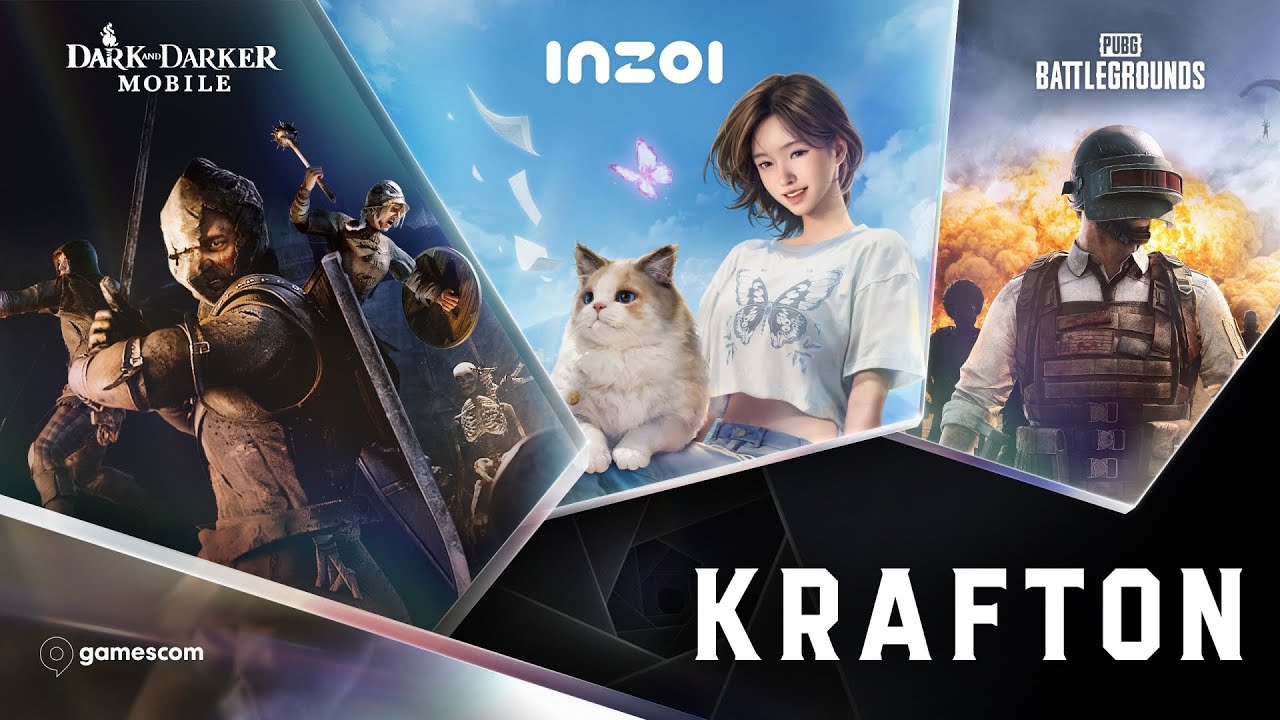 KRAFTON-Line-up mit Dark and Darker Mobile, inZOI und PUBG: BATTLEGROUNDS