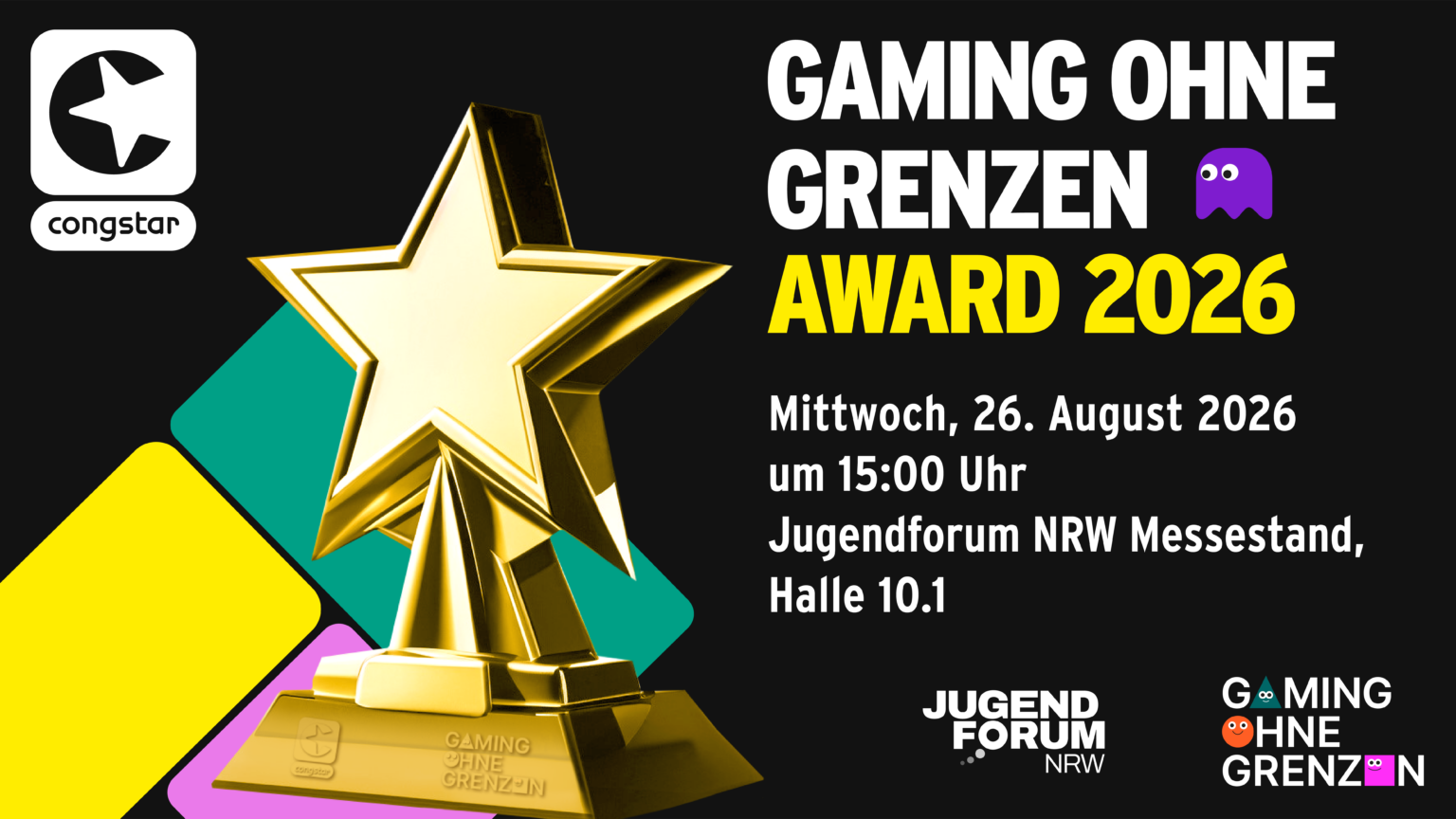 Gaming ohne Grenzen Award 2026 auf der gamescom