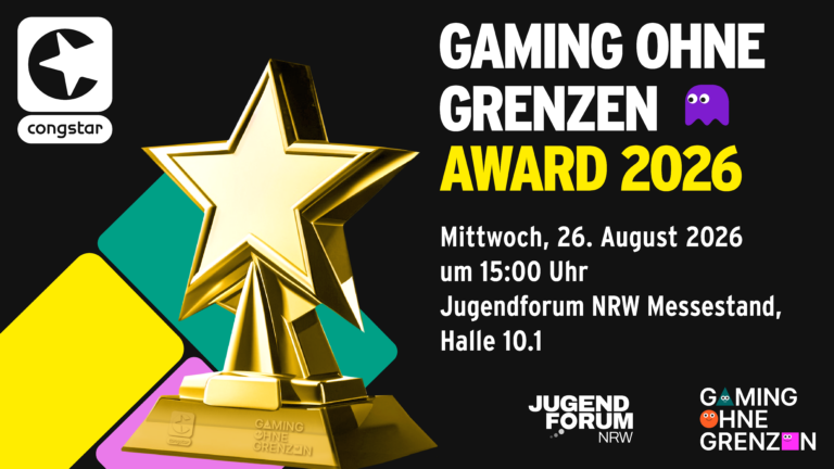 Gaming ohne Grenzen Award 2026 auf der gamescom