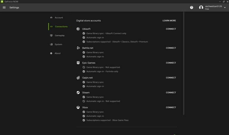GeForce NOW verbindet PC-Store-Bibliotheken - Bild: NVIDIA