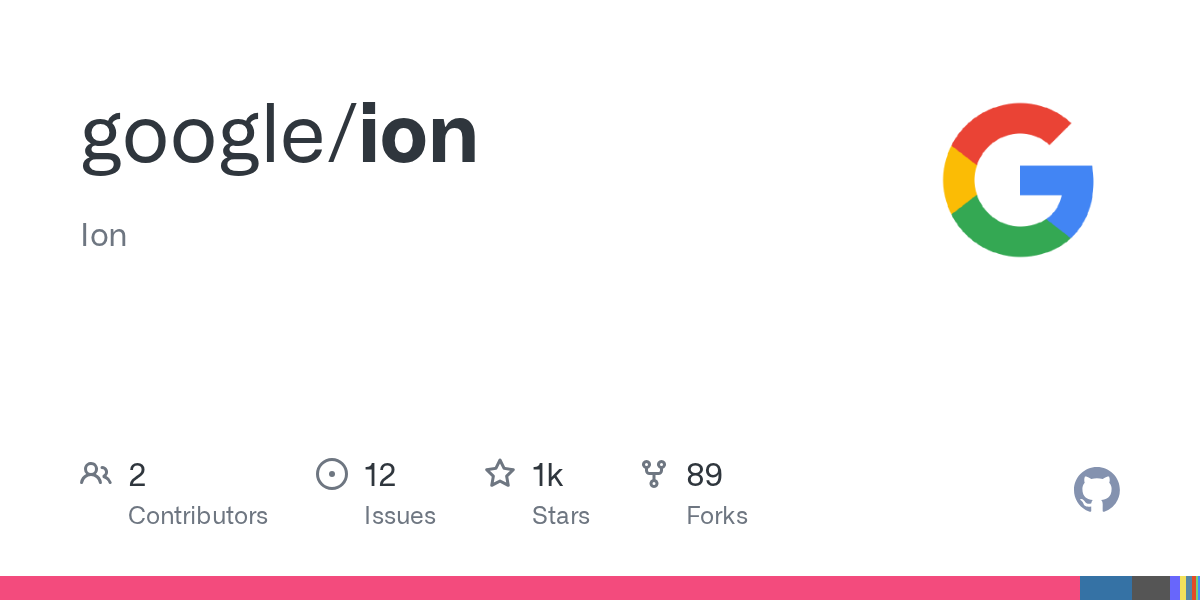 Google Ion Logo für OpenGL-Entwicklung