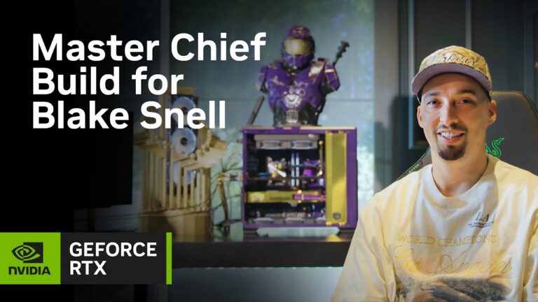 Maßgefertigter Master-Chief-PC für Blake Snell