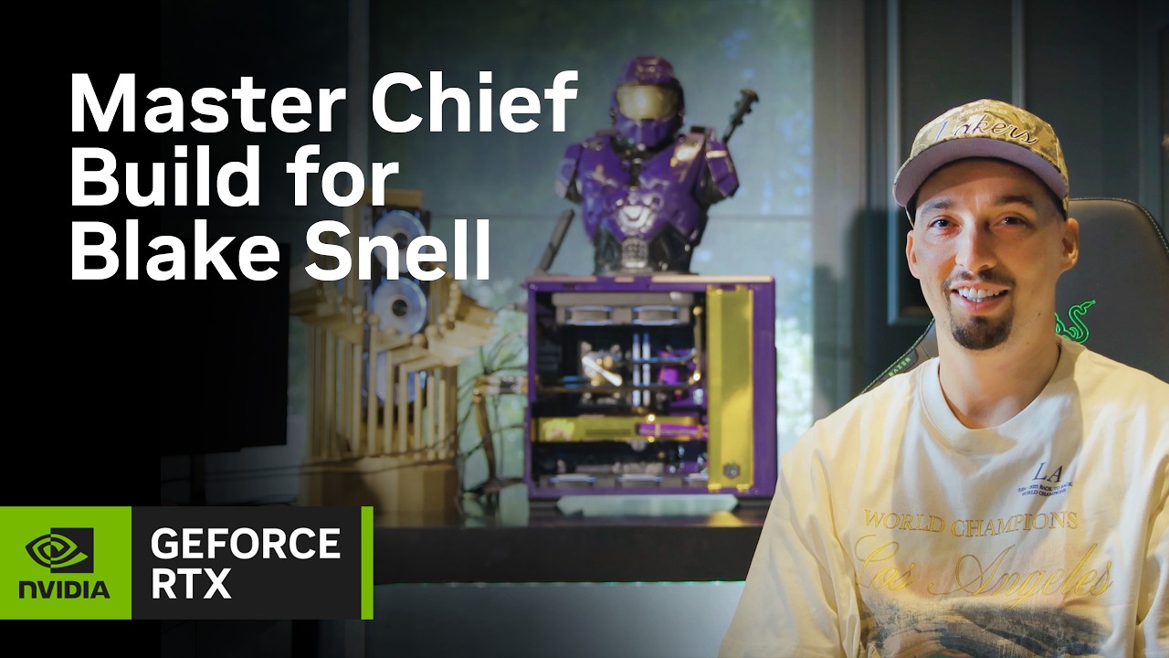 Maßgefertigter Master-Chief-PC für Blake Snell