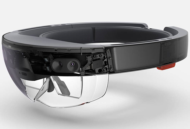 Microsoft HoloLens Hardware auf der Build 2015 - Bild: Microsoft Devices Blog