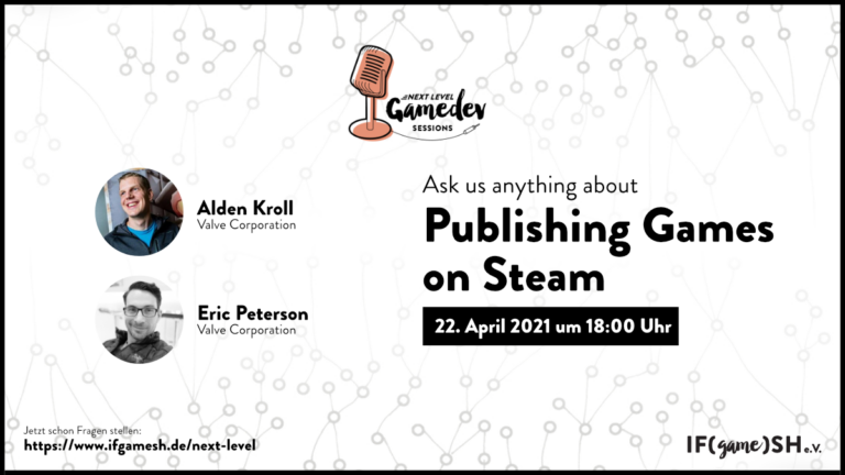 IFgameSH Valve Session zum Veröffentlichen von Spielen auf Steam