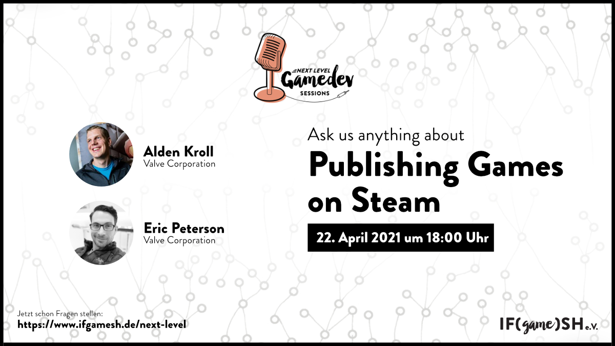 IFgameSH Valve Session zum Veröffentlichen von Spielen auf Steam