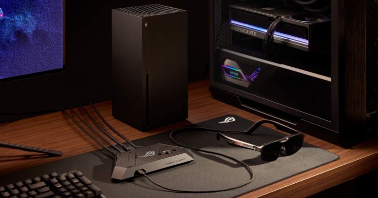 Asus ROG präsentiert Gaming-Brille mit virtuellem 171-Zoll-Display und 240 Hertz