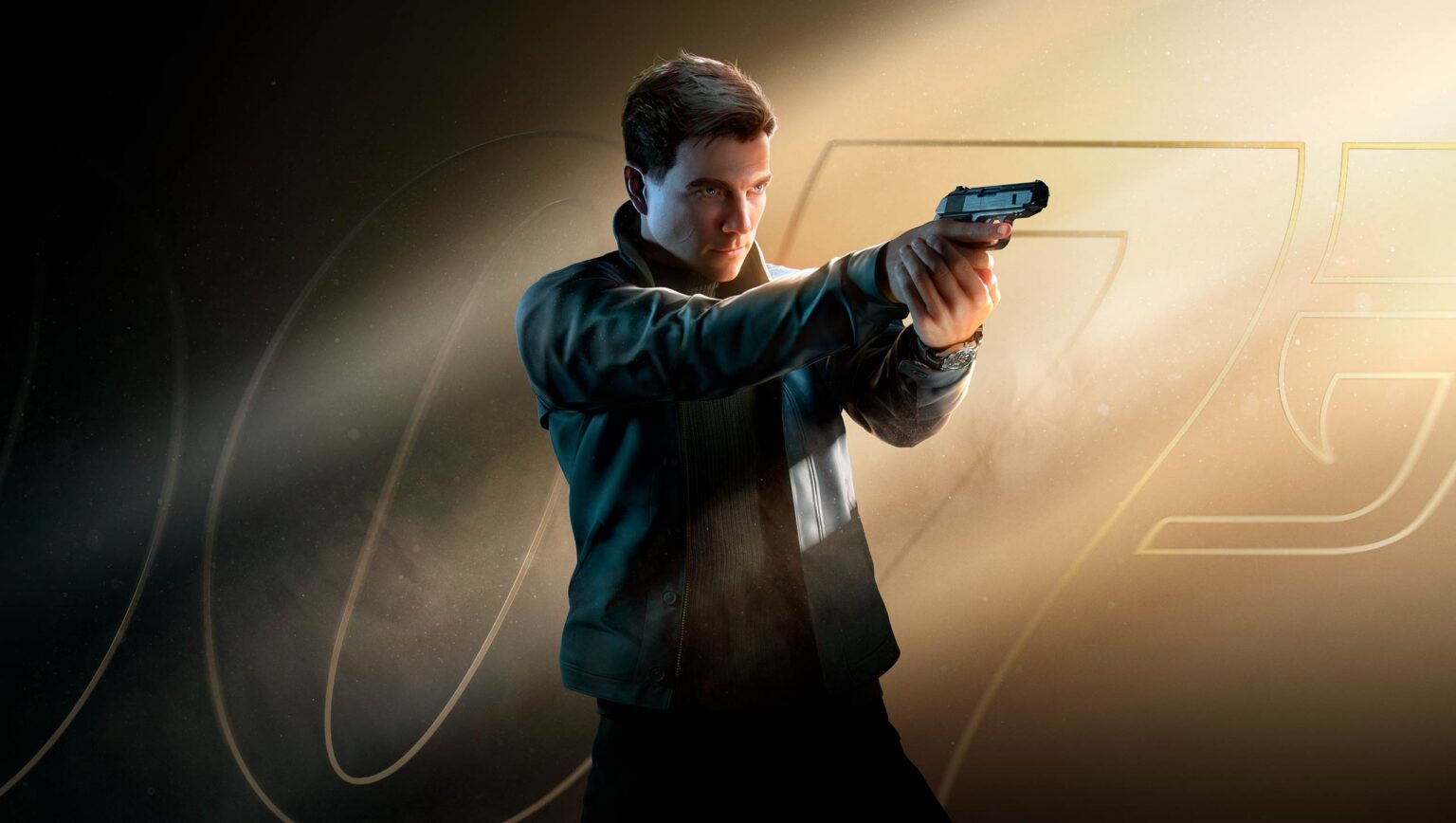 Key Art zu 007 First Light mit Logo und Tagline