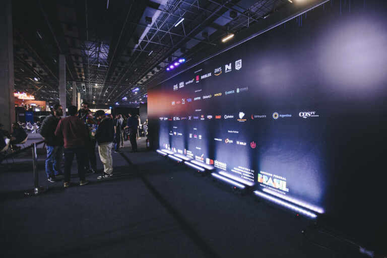 gamescom latam Messebereich in São Paulo mit B2B-Area