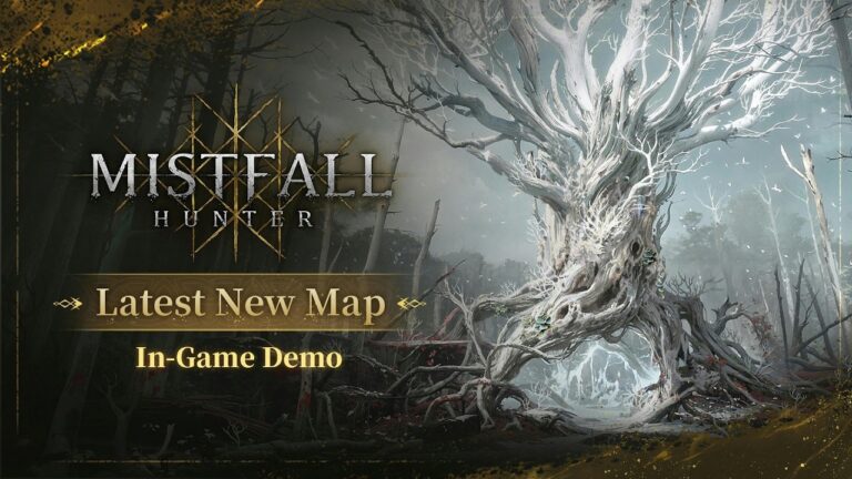Solemn Needles-Karte in Mistfall Hunter mit gezackten Felsformationen