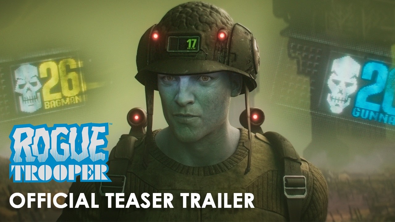 Teaser-Bild aus dem animierten Science-Fiction-Film Rogue Trooper von Liberty Films und Rebellion