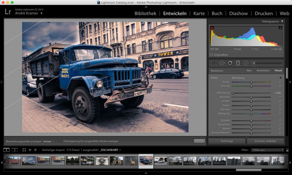 Lightroom CC mit Radeon GPU Beschleunigung - Bild: heise online