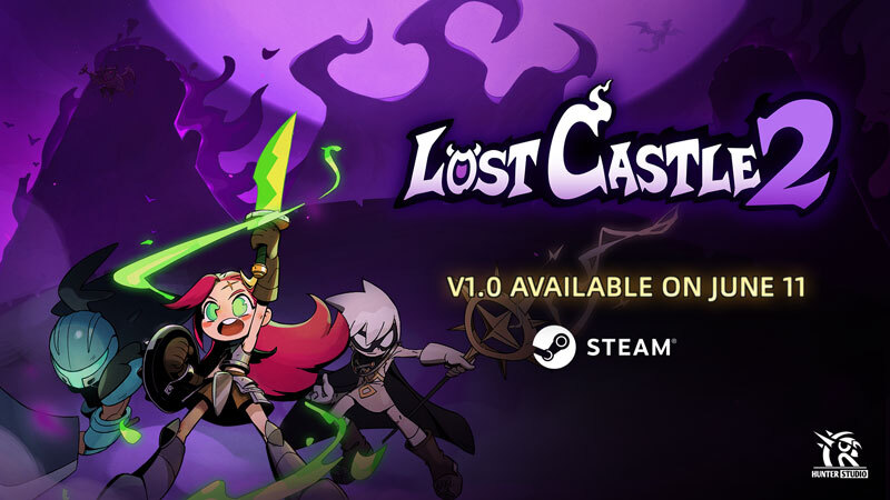 Lost Castle 2 mit dem Hinweis auf die Version 1.0 am 11. Juni