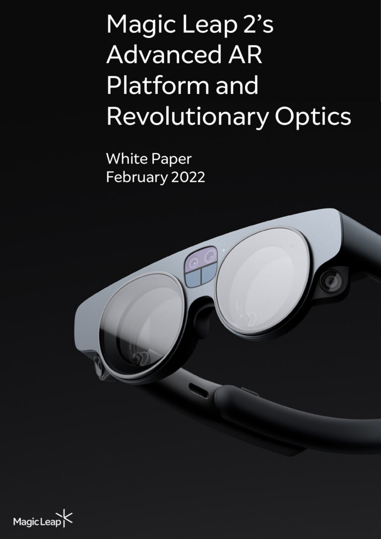 Magic Leap 2 offizielles Pressebild aus Whitepaper