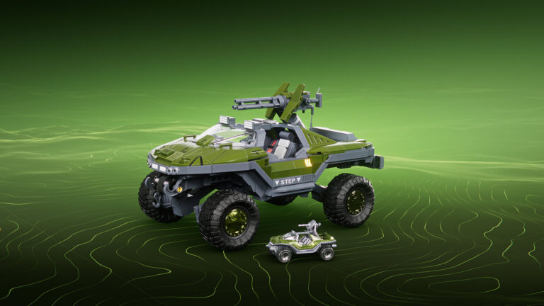 Mattel Brick Shop bringt baubaren Halo-Warthog zum 25. Jubiläum