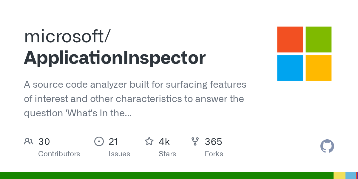 Microsoft Application Inspector für die statische Codeanalyse