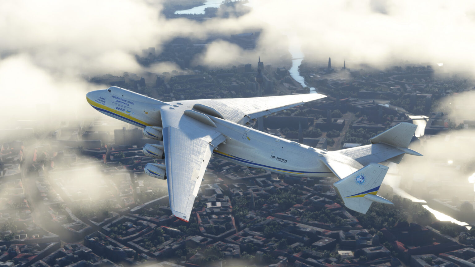 Antonov An-225 Mriya im Microsoft Flight Simulator