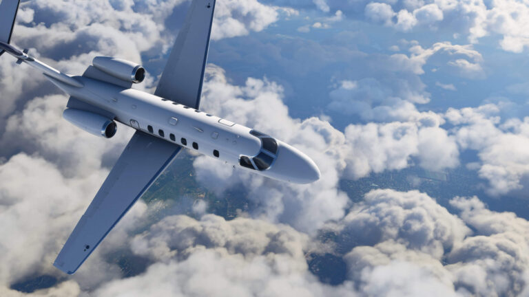 Microsoft Flight Simulator zeigt schneebedeckte Landschaften