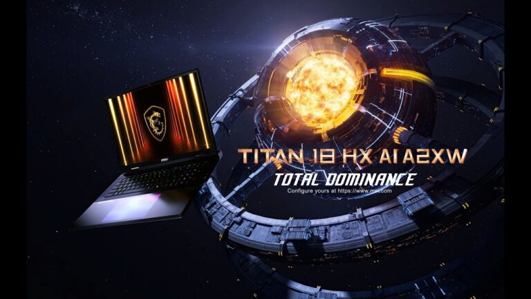 MSI Titan 18 HX Gaming-Laptop - Bild: MSI