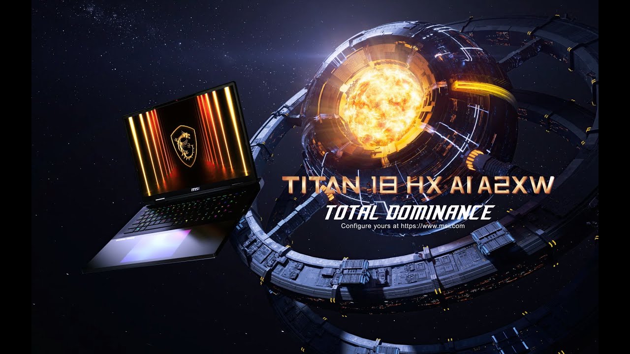 MSI Titan 18 HX Gaming-Laptop - Bild: MSI