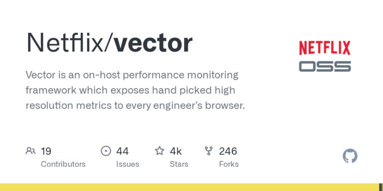 Netflix Vector Monitoring-Framework - Bild: Netflix / GitHub