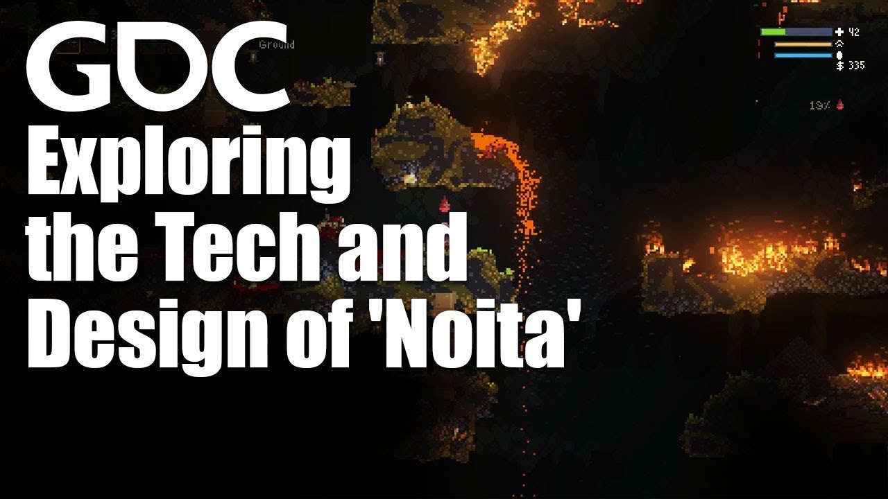 Noita auf der GDC 2019: Physiksimulation und zerstörbare Welt
