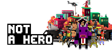 Not A Hero zeigt einen Pixel-Shooter mit Roll7s Figuren