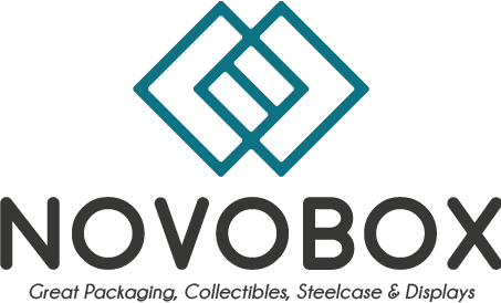 Novobox Logo des Verpackungsspezialisten für Spiele-Sammlereditionen - Bild: Novobox