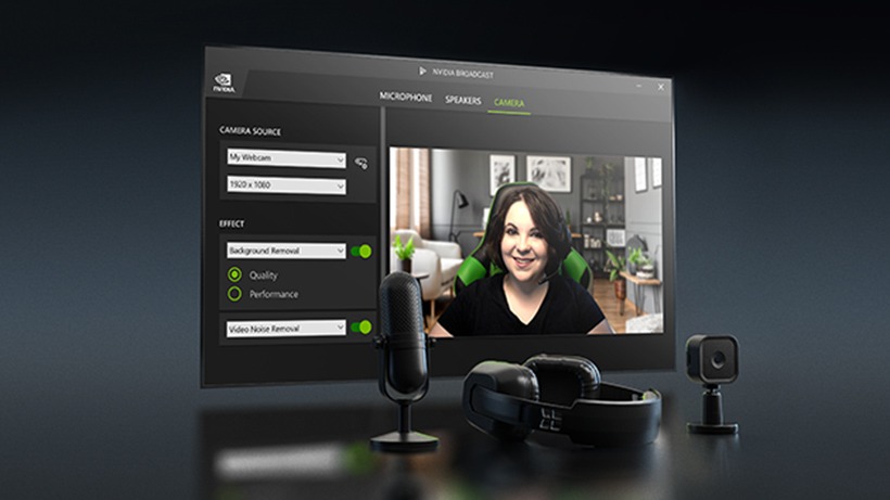 NVIDIA Broadcast mit Eye Contact