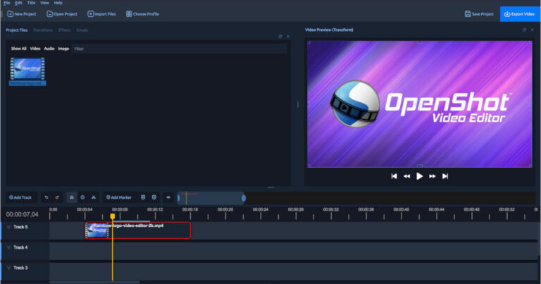 OpenShot Video Editor 2.2 mit 4K-Bearbeitung - Bild: OpenShot