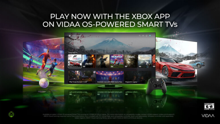 Xbox App jetzt auf Hisense- und VIDAA-Fernsehern verfügbar