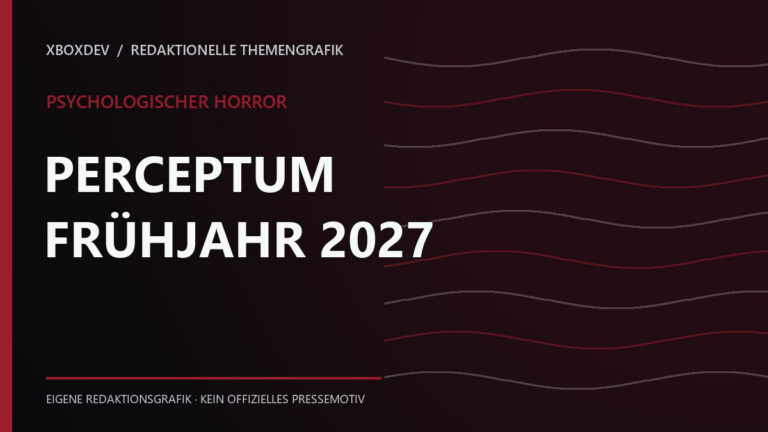 Themengrafik mit dem Schriftzug Perceptum und Psychologischer Horror