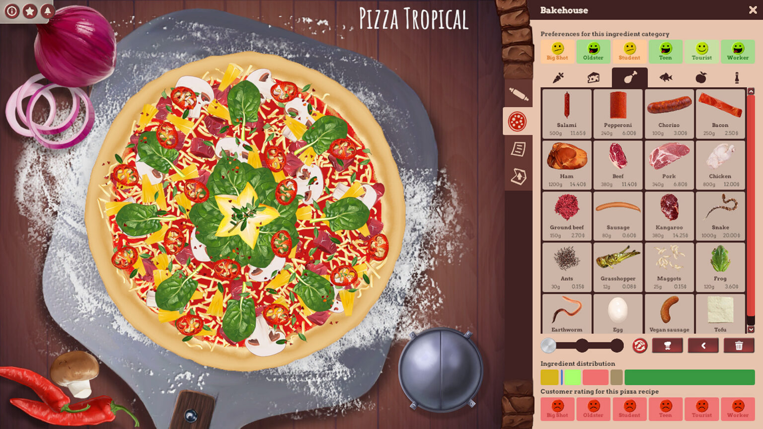 Pizza Connection 3 zeigt die Gestaltung einer eigenen Pizzeria im Spiel - Bild: Steam / Assemble Entertainment