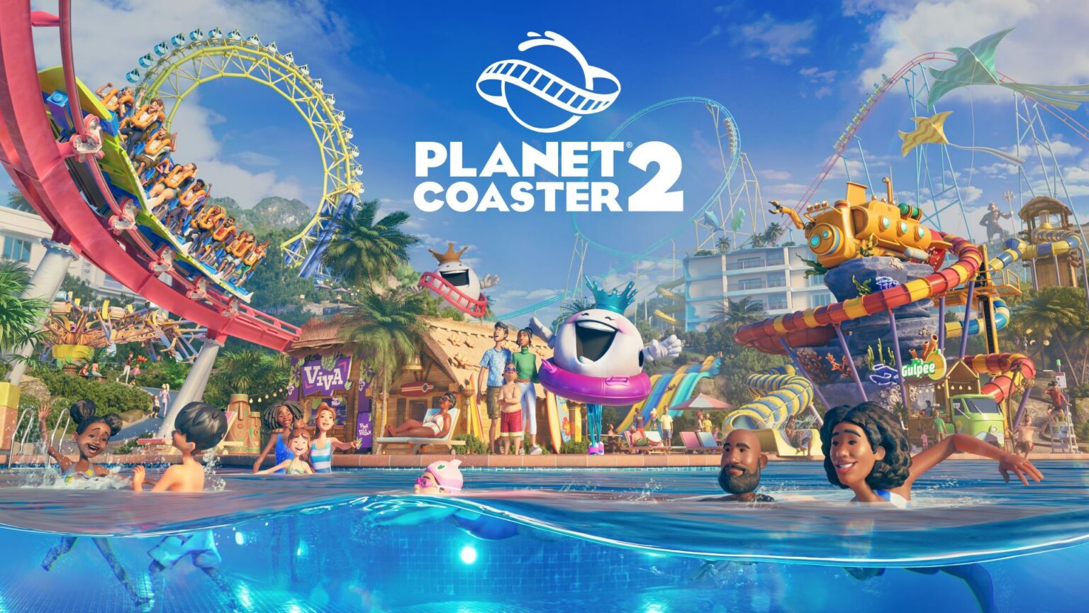 Planet Coaster 2: Offizielles Keyart zur Freizeitpark-Simulation