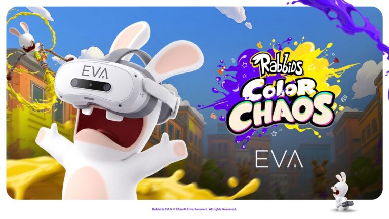 Rabbids: Color Chaos in einer EVA-VR-Arena