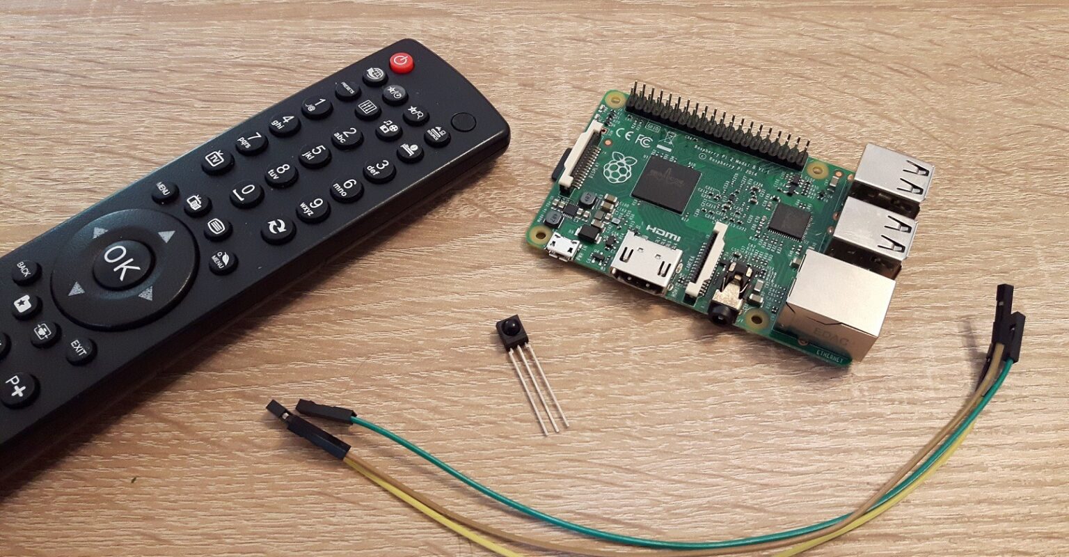 Raspberry Pi mit Infrarotempfänger