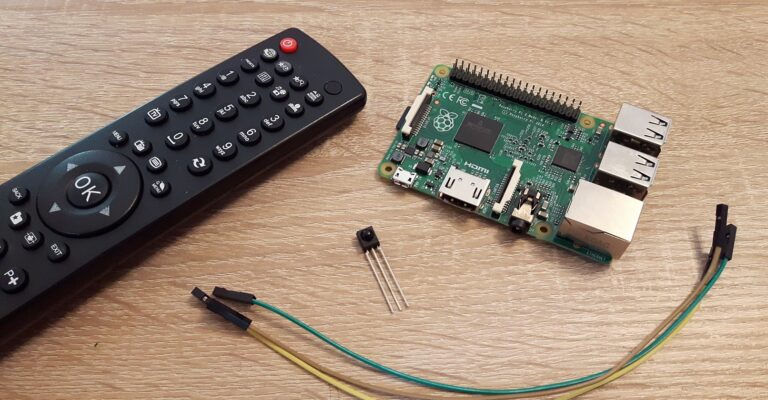Raspberry Pi mit Infrarotempfänger