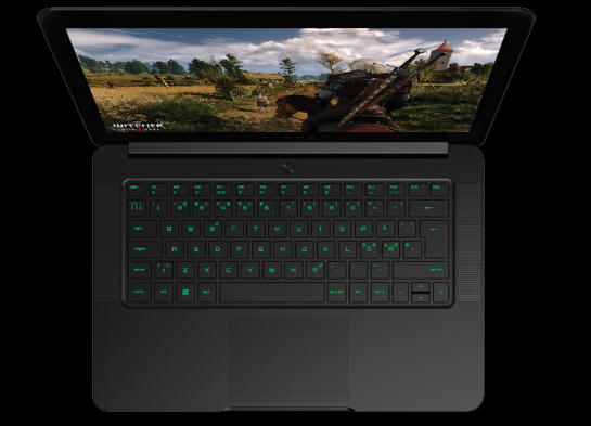 Razer Blade Gaming-Notebook aus dem Jahr 2015 - Bild: Razer