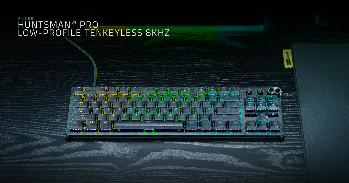 Razer Huntsman V3 Pro Low-Profile Tenkeyless 8KHz