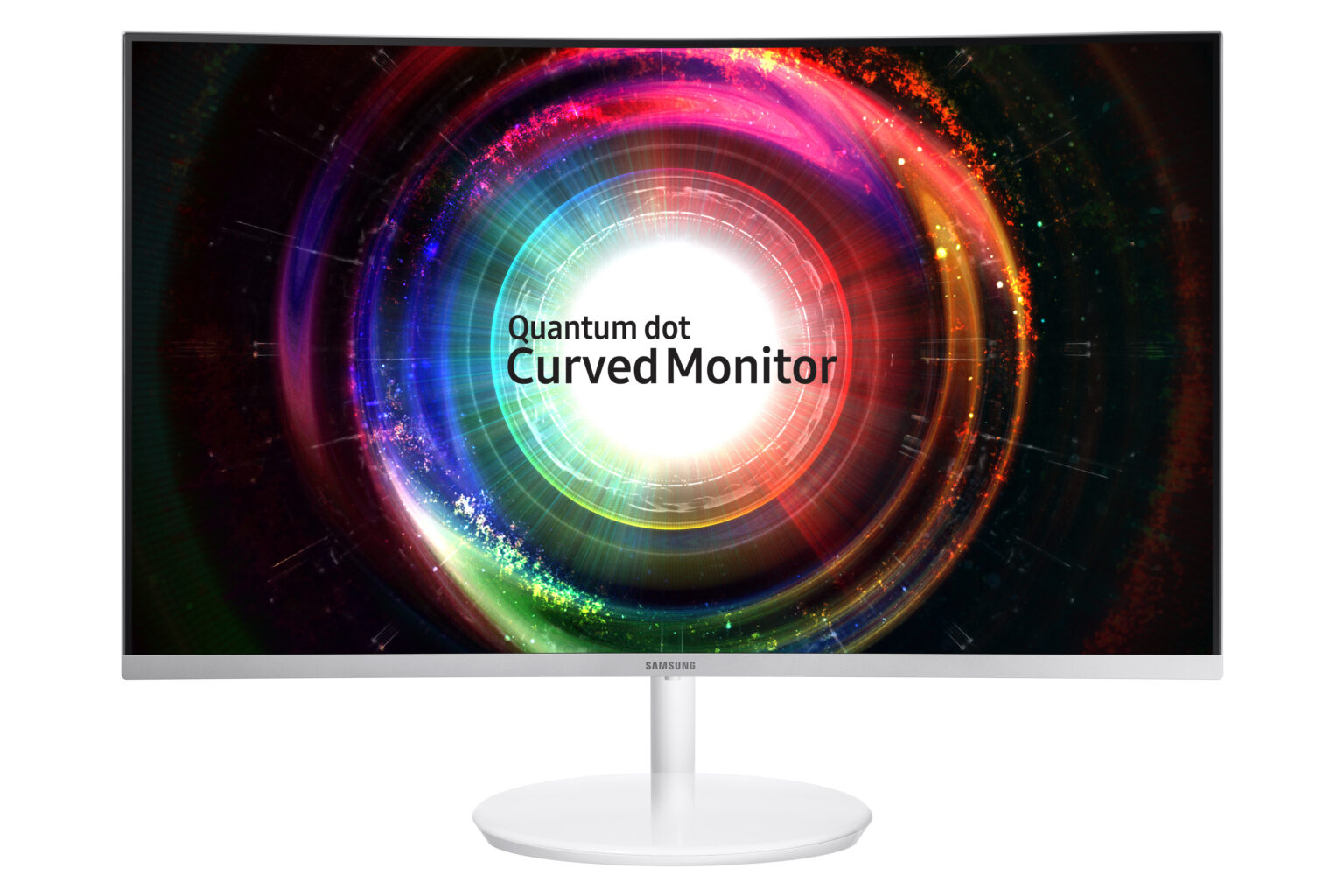 Samsung CH711 Quantum-Dot-Curved-Monitor auf weißem Hintergrund - Bild: Samsung
