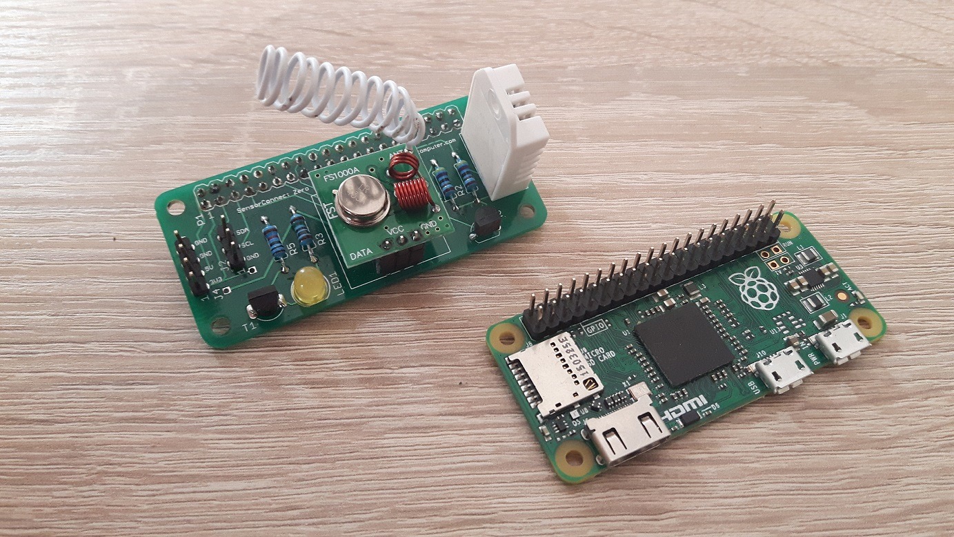 SensorConnect Zero Shield mit Bestückung